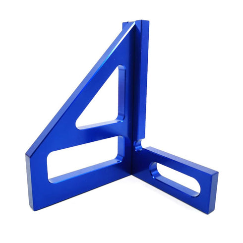 45/90 Degree Aluminum Alloy Woodworking Square Protractor Miter Triangle Ruler Layout Measuring Tool for Engineer Carpenter