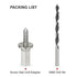Toolcool Dowel Maker Accessories, Stock Holder Screw Nail Drill Adapter for Attaching Stock to The Drill