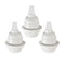 Phenolic Medium Base Light Socket,3 Pack TWDRTDD White Period Style E26 E27