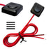 2pcs Mini Momentary Push Button Switch, 12V 24V Prewired Surface Mount Switch with Cover