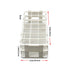 3 Packs Plastic Test Tube Rack, 21 Holes Lab Test Tube Rack Holder for 30mm Test Tubes, White, Detachable (21 Holes)