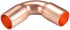 uxcell 2pcs 6.35mm ID 90 Degree Copper Elbow Short-Turn Copper Pipe Fitting Connector for Plumbing