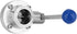 AHANGYGER 1.5 Inch 304 Lever Type Stainless Steel Sanitary Valve, Clamp Style Water and Oil Control Valve, Pull Handle
