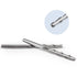 HQMaster CNC Router Bits 1/8" Shank CNC Bit End Mill Flat Nose Carbide Endmill, Two Flute Spiral Upcut Milling Cutter