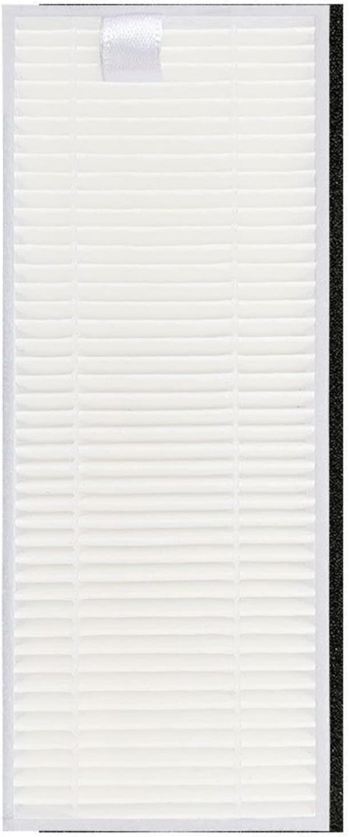 Replacement Parts for Tesvor S6 X500 X520 X600 Pro M1 Robot Vacuum Cleaner, 4 HEPA Filters and 4 Side Brushes