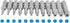 12 Pack Torx Head Screwdriver Bit Set, DanziX 1/4 inch Hex Shank T5-T40 S2 Steel Security Tamper Proof Tool Kit