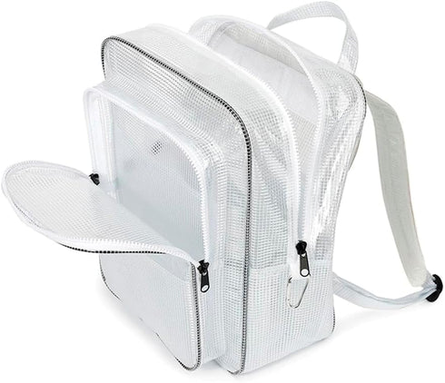 Generic Backpack,17 Inch Anti-static Clear PVC Cleanroom Engineer Tool Bag Full Cover PVC for Put Computer Tool Working
