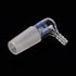 Glass 90 Degree Vacuum/Gas Adapter, Borosilicate Glass Bent Inlet Adapter with 24/40 Inner Joint for Laboratory