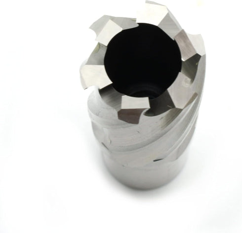 TEMO M2 Annular Cutter with Weldon Shank, 13/16 Inch Cutting Diameter x 1 Inch Depth for Drill Press