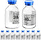 Sterile Empty Vials with Self Healing Injection Port, Flip Off Aluminum Cap, Sterile Package (30ml, 10)