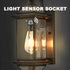Mighmia E26 E27 Bulb Bulb 2 Pack Light Sensor Socket, Dusk to Dawn Sensor Socket, Light Socket for Light Fixtures, Base