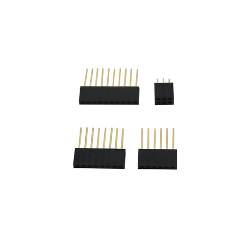 2.54mm Stackable Shield Header Zovfam - 110 Pcs 6/8/10 Pins and Double Row 3 Pins for Arduino