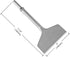 4 Inch Wide Pneumatic Chisel Bit, 0.401 Inch Shank Air Chisel Bit for Pneumatic Air Hammer, Tile & Thinset Scaling Chisel, Wall and Floor Scraper, Tile Removal Bit (4 X 7.5 ) by SPKLINE