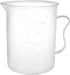 uxcell 300ml PP Plastic Measuring Cup, Graduated Beaker Transparent with Handle for Lab Kitchen Liquids