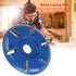 Yosoo123 Wood Cutting Disc, 6-Teeth Steel Milling Cutter for Woodworking Tool