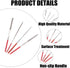 Utoolmart 5mm x 180mm Diamond Needle File Set, 150 Grits Round Files Tools for Metal Glass Stone
