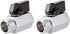 2 Pack Brass Mini Ball Valve, 1/2" NPT Female x Male Thread Shut-Off Valve