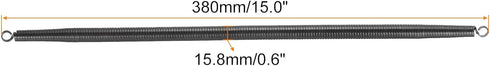 MECCANIXITY Spring Tube Bender OD 15.5 mm/0.6" Steel Spring Pipe Bending Tubes 380 mm/15.0" Long for 1/2" PVC Pipe(ID 16.5 mm) Home Renovations, Electrician Wiring Bending Pipe