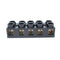 Sscon Dual Rows Terminal Block - 500V 60A 5 Position Screw Terminal Electrical Barrier Strip Block JX5-6005, 1 Pack