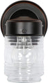 1 7.5 4.5 5.25 60W 505198 Design House Jelly Jar Light Wall Light, Oil Rubbed Bronze, Outdoor Downlight, Clear Glass