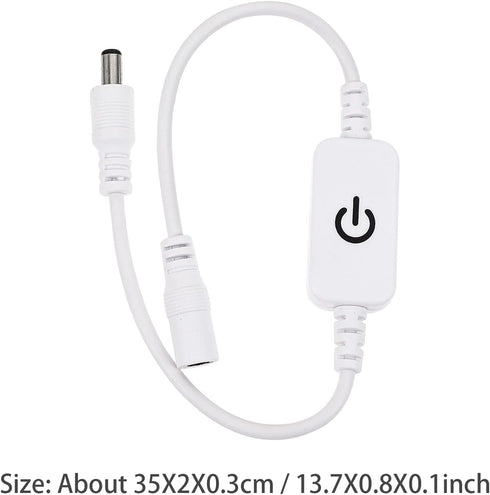 Dimmer 11.81X0.78X0.11In Uonlytech Touch Switch Led Light Inline Controller for Adjustable Brightness Under-Cabinet