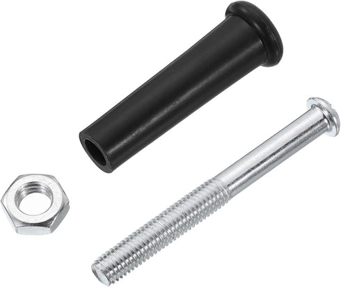 uxcell Clamping Handles Screw Knobs, M10x15mm Threaded Plastic Metal Revolving Handle Grip