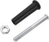 uxcell Clamping Handles Screw Knobs, M10x15mm Threaded Plastic Metal Revolving Handle Grip