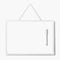 Double Sided White Board Dry Erase, 11" x 14" Mini Hanging Whiteboard for Home School Office
