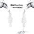 Feelers 1/2" (12MM) One Way Inline Check Valve, Non-Return Air Water Gas Check Valve, Pack of 2