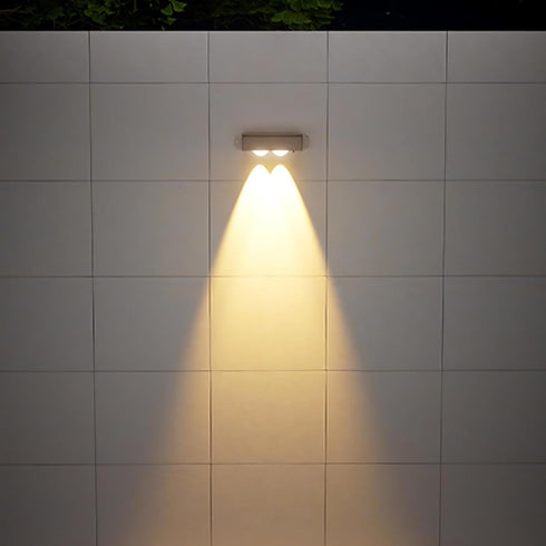 3pcs 2LED Solar Wall Lights Outdoor Waterproof Solar Outdoor Lights Dusk to Dawn Solar Porch Lights Outdoor Spot Lens