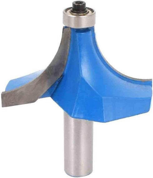 COMOK 1/2" Shank 2" Radius 2 Flutes Corner Rounding Over Router Bit Tool