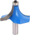 COMOK 1/2" Shank 2" Radius 2 Flutes Corner Rounding Over Router Bit Tool