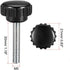 uxcell M5 x 30mm Metric Male Thread Knurled Clamping Knobs Grip Thumb Screw Hand Clamping Handle Bolt with Plastic