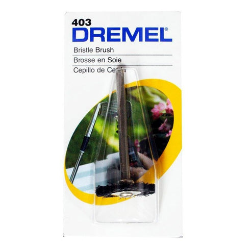 Dremel 403-02 Nylon Bristle Brushes (2 Pack) - 3/4" Diameter