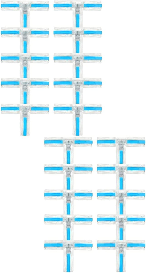 Scicalife 20pcs Butt Splice T-Type Butt Connector Crimp Connectors, Insulated Electrical Waterproof Terminals