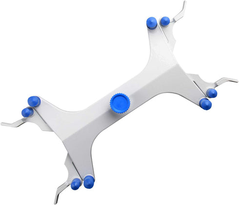 StonyLab Adjustable Double Burette Clamp, Butterfly Style Spring Loaded Lab Accessory for Laboratory