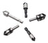 Chiloskit 5pc 5 Flutes 82 Degree Chamfer Countersink Deburring Drill Bit Set for Wood Metal Plastic Tool Kit