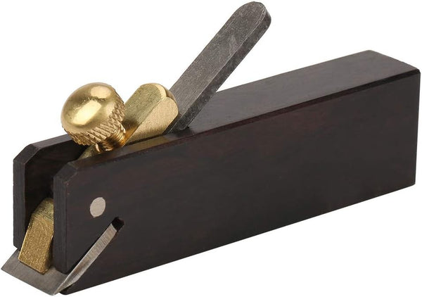 Mini Wood Planer, Ebony Woodworking Hand Plane for DIY Cable Line Cutting Tool