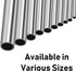 5/16" OD 304 Stainless Steel Tube, Thickened Seamless Tubing Round Metal Pipe, 7.87" Length, 4 Pcs Industrial Metal