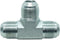 1 Piece Hydraulic 5/8" JIC (7/8"-14) 37° Flare Union Tee, JIC Male x JIC Male x JIC Male T Adapter