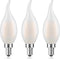 Frosted E12 LED Candelabra Bulb, 2 Watt(25W Equivalent), Soft Wihte 3000K, Dimmable
