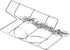 dohobby Metal Hollow Flower Business Card Holder, Open Card Stand Organizer for Home Office Desk