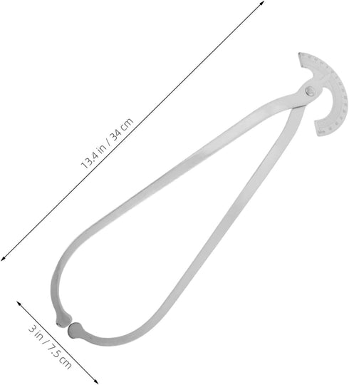 Pelvis Measuring Device for Accurate Diameter and Circumference Durable Ruler for Personal Use Classrooms Workshops