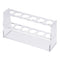 YOKIVE Tube Rack Holder, Acrylic for 100ml Lab Test Tubes (Clear, 6-Sockets)