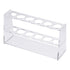 YOKIVE Tube Rack Holder, Acrylic for 100ml Lab Test Tubes (Clear, 6-Sockets)