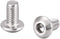 uxcell M3x6mm Machine Screws, Hex Socket Round Head Screw, 304 Stainless Steel Fasteners, 50pcs