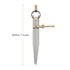Spring Joint Caliper 6 inch / 150mm Steel Divider Caliper with Brass Fulcrum for Metalworking Geometry Drawing