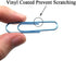 HAHIYO Large Paper Clips, 2 inches Length, Blue Vinyl Coated, 80 Pack for Home Office School