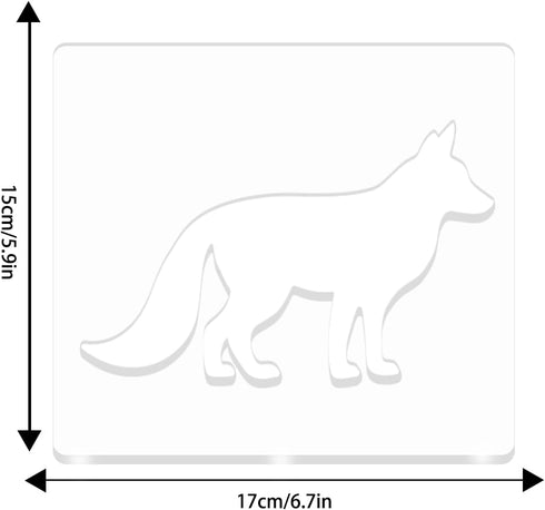 5mm Fox Acrylic Router Templates, Router Templates for Woodworking, Thick Router Inlay Template, Router Jig Woodworking