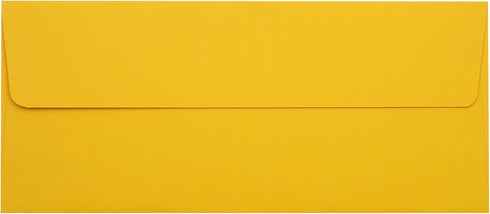 LUXPaper #10 Business Envelopes | Peel & Press | 4 1/8" x 9 1/2" | Sunflower Yellow | 80lb. Text | 50 Qty by LUXPaper